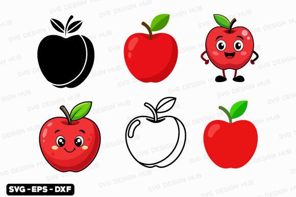 Download Red Apple Vector Illustration - Premium Resources