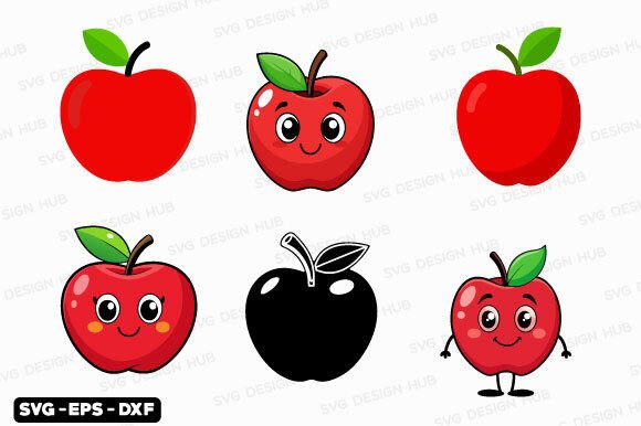 Download Red Apple Vector Illustration - Premium Resources