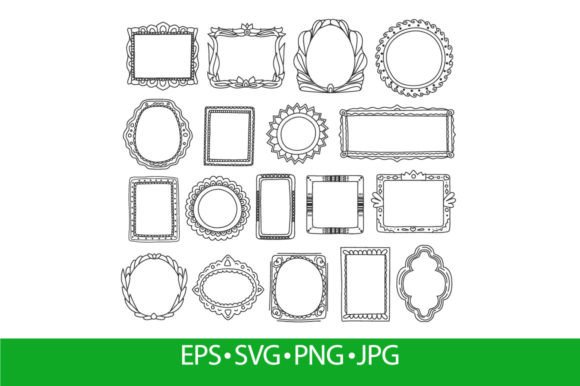Download Doodle Photo Frames, Cute Hand Drawn - Photo frames Collection