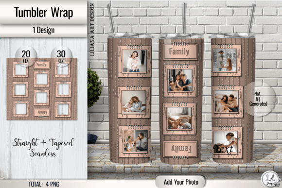 Download Family Photo Tumbler Wrap 8 Photo Frames - Photo frames Collection