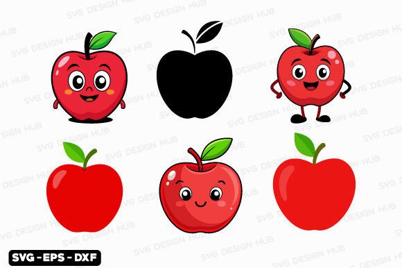 Download Red Apple Vector Illustration - Premium Resources