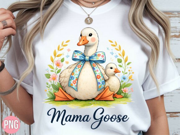 Download Mama Goose Gosling Floral Wreath PNG - Floral wreath png Collection